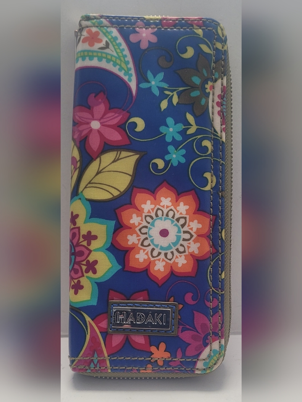Haraki Floral Zip Wallet in Bold Colors